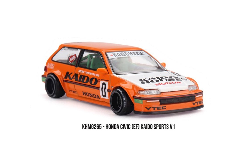  Mô hình xe Honda Civic (EF) Kaido Sports V1 tỉ lệ 1:64 Kaido House KHMG265 