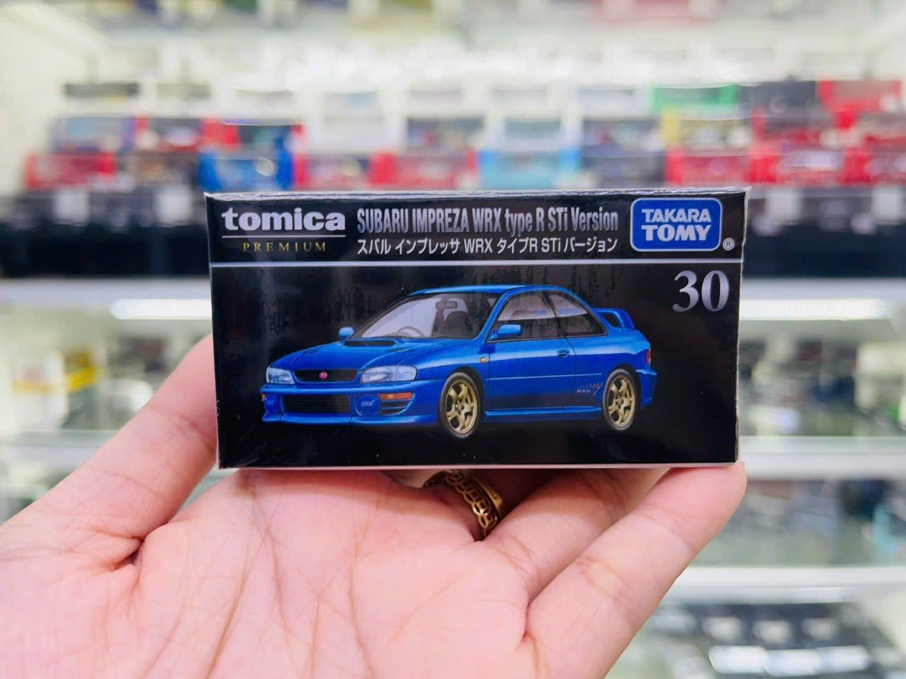  Mô hình xe Subaru Impreza WRX Type R Sti Version No.30 tỉ lệ 1:64 Tomica Premium 270751 