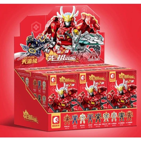  Set mô hình lắp ráp hộp mù Progenitor Ancestor Effect Blind Box Ver 2 Moshow x Sembo Block OM01-Set 