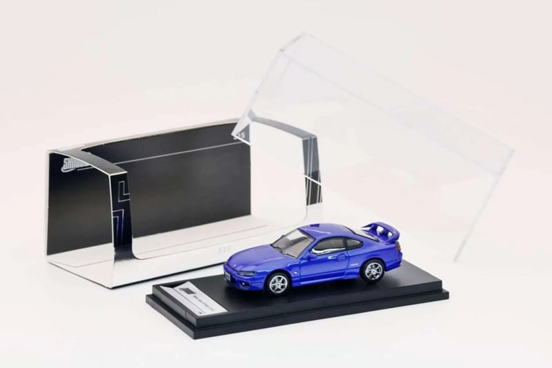  Mô hình xe Nissan S15 Blue tỉ lệ 1:64 Shadow LL-051-241 
