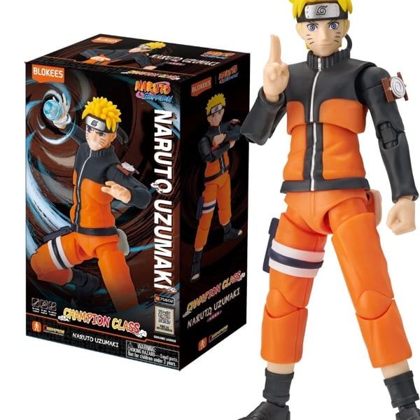  Mô hình lắp ráp Blokees NARUTO SHIPPUDEN FIGURES CC02-Naruto Uzumaki 75602 