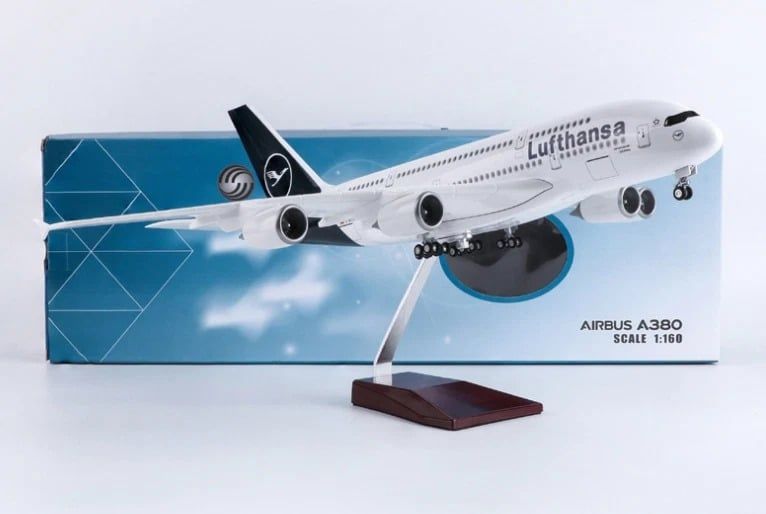  Mô hình máy bay dòng A A380 Lufthansa MB47122 
