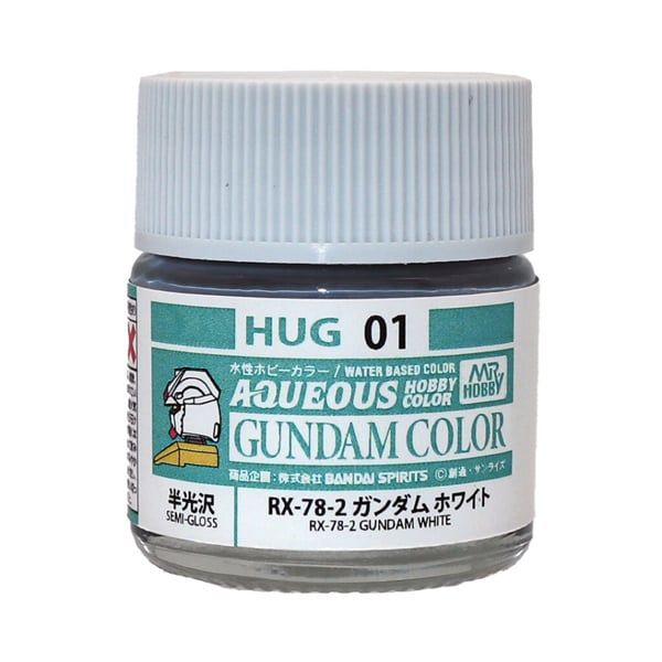  Aqueous HUG01 white sơn mô hình màu trắng dòng RX-78-2 Gundam 10ml Mr.Hobby HUG01 