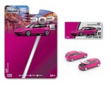  Mô hình xe Honda Civic EG6 pink card tỉ lệ 1:64 Pop Race PRE027 