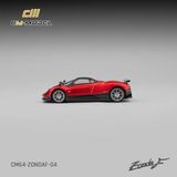  Mô hình xe Pagani Zonda F Rosso Dubai tỉ lệ 1:64 CM model CM64-ZondaF-04 
