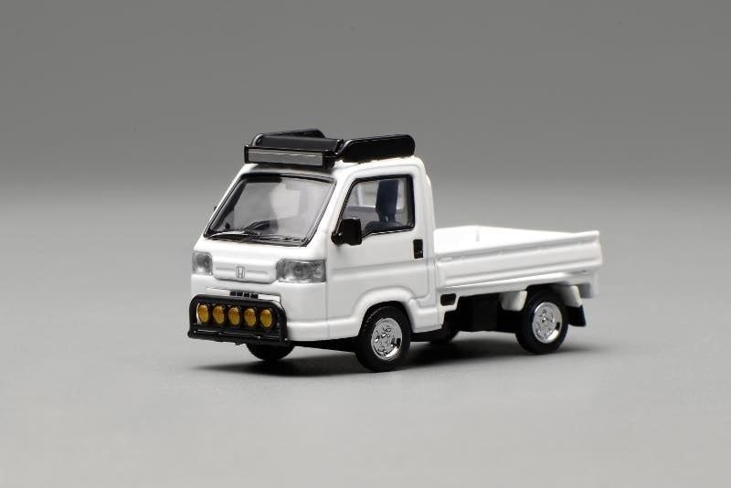  Mô hình xe Honda Acty Truck Customized Edition Taffeta White Diecast Model tỉ lệ 1:64 MOTORHELIX M65615 