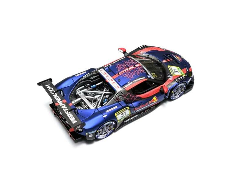  Mô hình xe Ferrari 296GT Grand Turismo Max Verstappen #33 tỉ lệ 1:64 Jicar model OT64949 