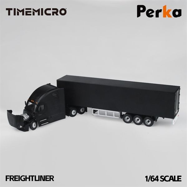  Mô hình xe container Freightliner black warrior tỉ lệ 1:64 Time micro x Perka TM800113 