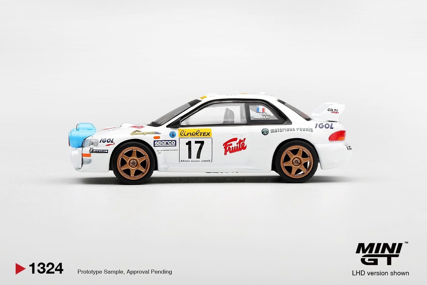 Mô hình xe Subaru Impreza WRC98 #17 1999 Rally Monte-Carlo MGT01324 
