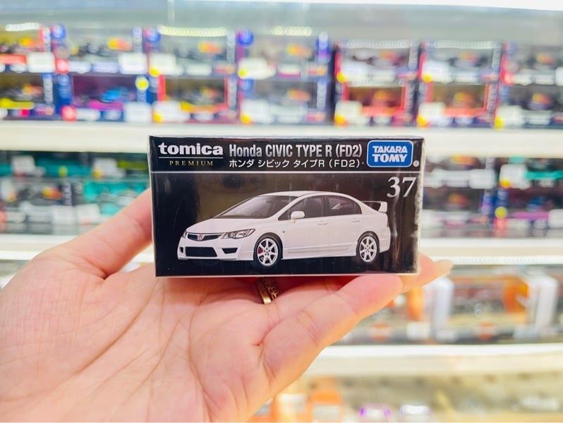  Mô hình xe Honda Civic Type R (FD2) No.23 tỉ lệ 1:64 Tomic Premium 297772 