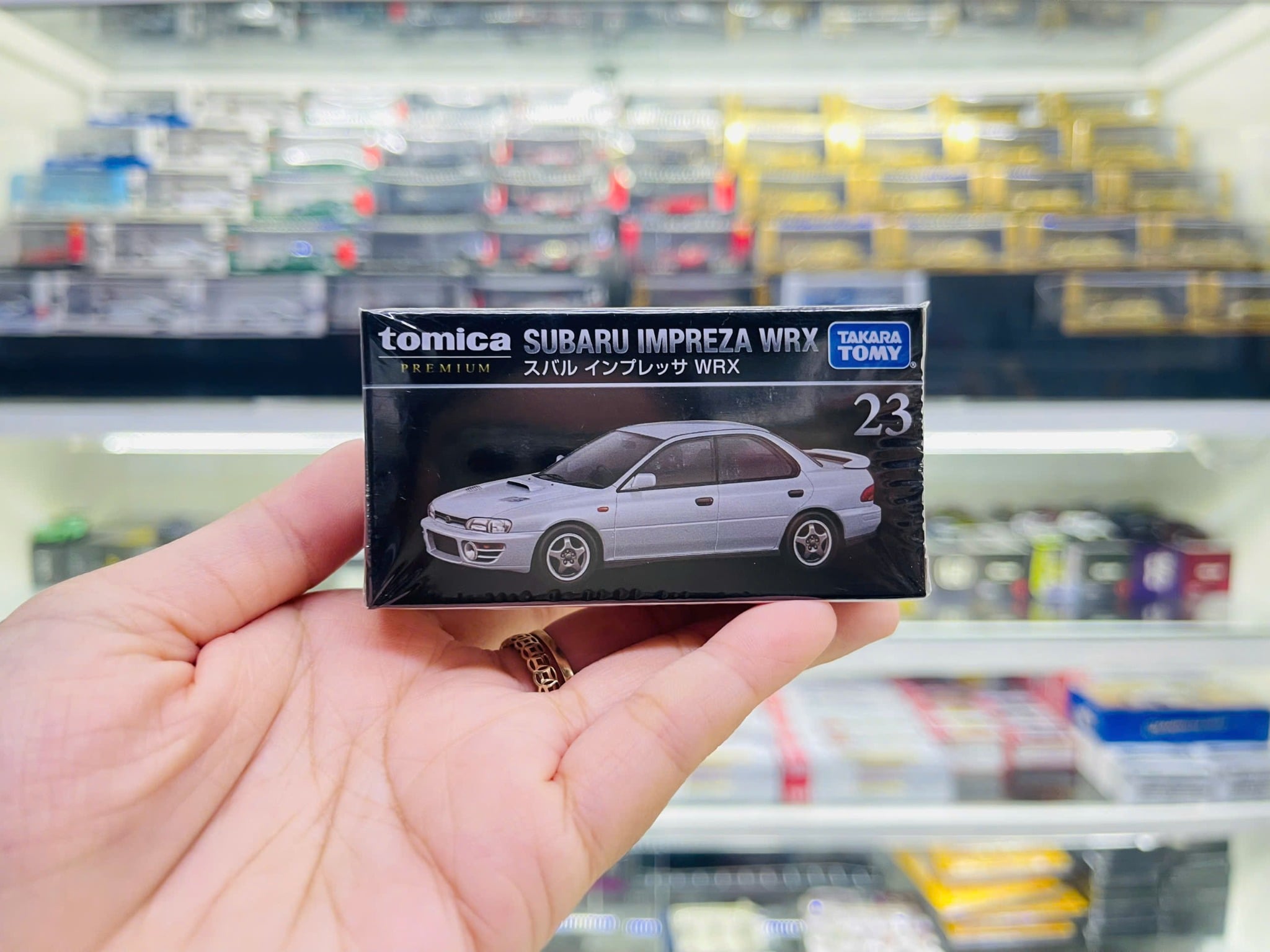  Mô hình xe SUBARU IMPREZA WRX No.23 PREMIUM tỉ lệ 1:64 Tomica 298151 