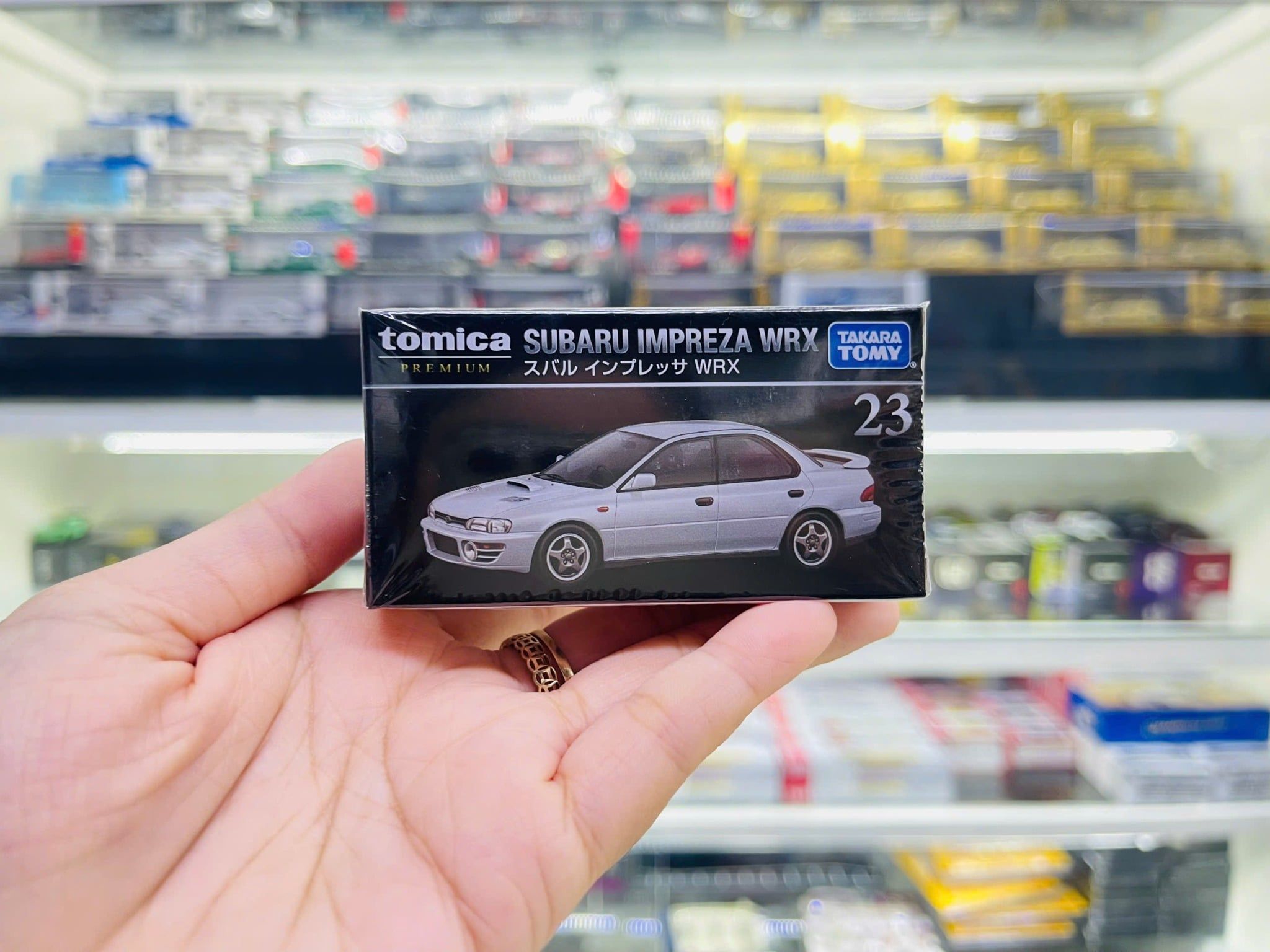  Mô hình xe SUBARU IMPREZA WRX No.23 PREMIUM tỉ lệ 1:64 Tomica 298151 
