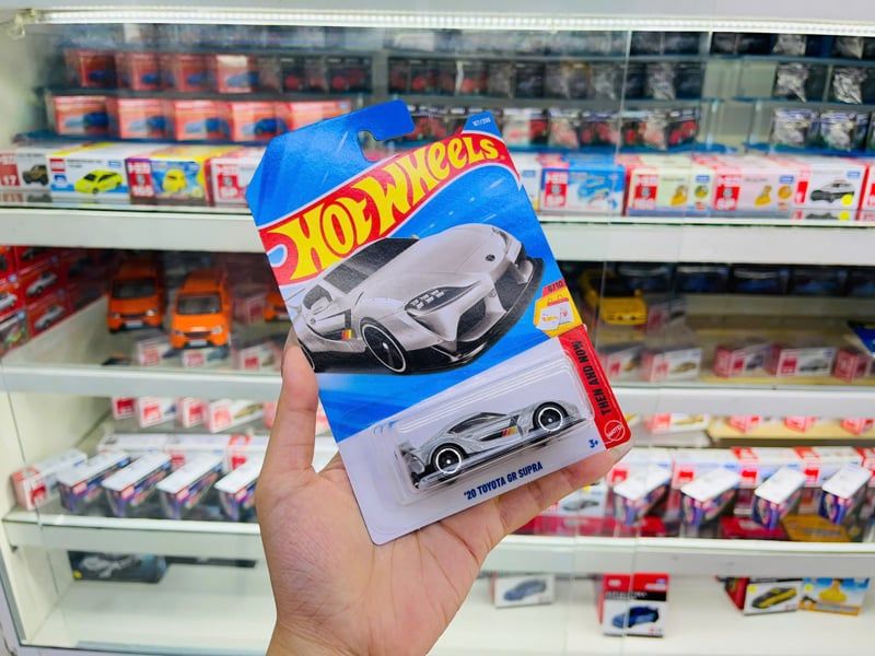 Mô hình xe Toyota '20 GR Supra Hot Wheels kim loại có bản quyền chính hãng tỉ lệ 1:64 C4982-TOYO 