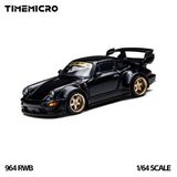 Mô hình xe Porsche RWB 964 Black tỉ lệ 1:64 Time micro TM648503 