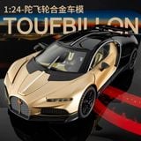  Mô hình xe Bugatti Tourbillon full open có âm thanh đèn tỉ lệ 1:24 Jinlifang 1901-510 