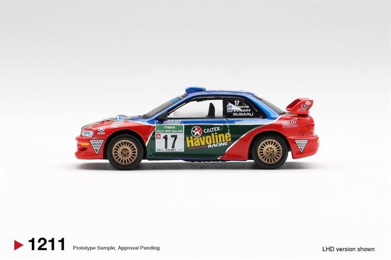  Mô hình xe Subaru Impreza WRC98 #17 2000 Rally New Zealand tỉ lệ 1:64 MiniGT MGT01211 