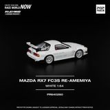  [Hàng Loose] Mô hình xe Mazda RX7 FC3S Re-Amemiya White tỉ lệ 1:64 Pop Race PR640260 