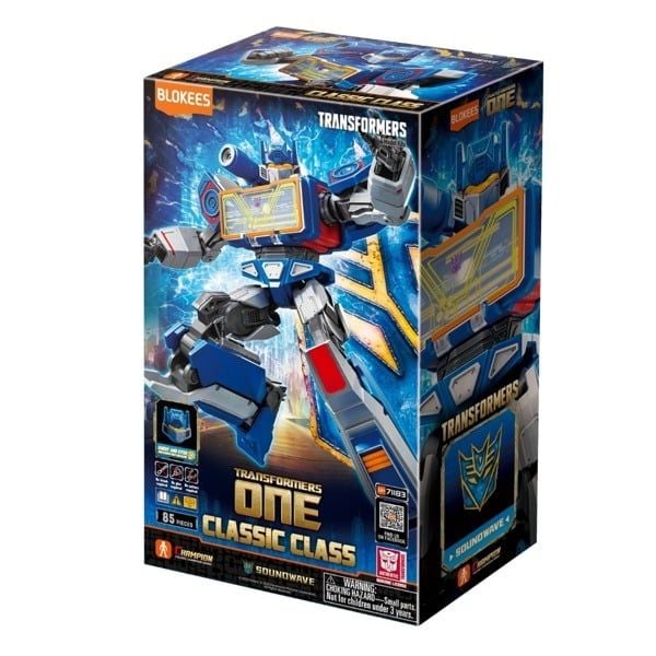  Mô hình lắp ráp có đèn serries Transformers Classic Class(CC) 17 Movie Soundwave (Luminous Eyes & Chest) Blokees 71183 
