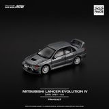  [Hàng Loose] Mô hình xe Mitsubishi Lancer Evolution Iv Dark Grey tỉ lệ 1:64 PopRace PR640327 