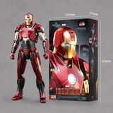  Mô hình nhân vật Marvel Iron man người sắt Mark 16 MK16 SHF Iron man 3 tỉ lệ 1:10 18CM ZD Toys FG262 