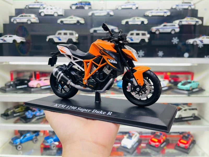  Mô hình xe Ktm 1290 Super Duke R orange 1:12 Maisto 6767 