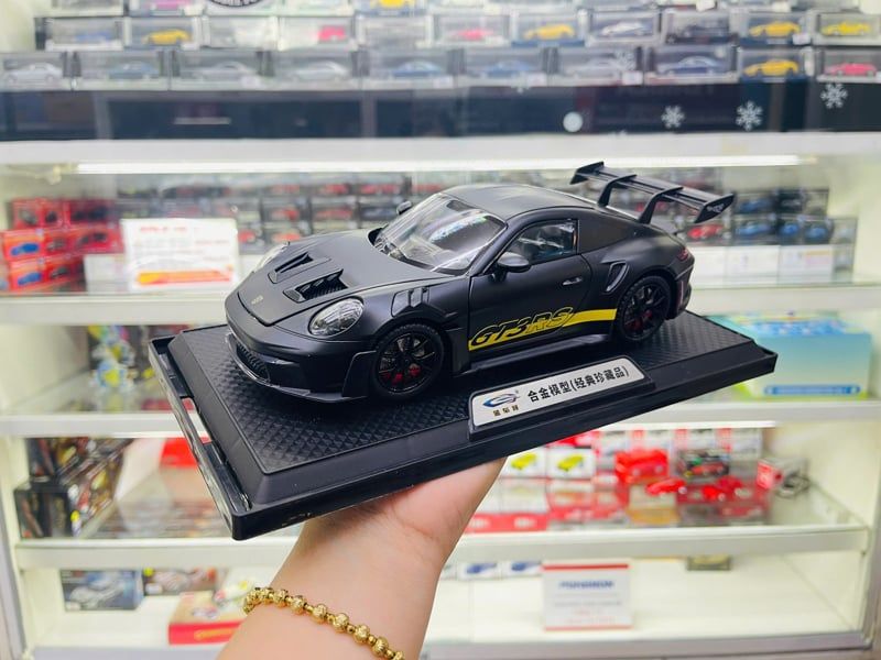  Xe ô tô mô hình bằng hợp kim và nhựa Pors 911 GT3 RS  Tỉ Lệ 1:24 Alloy model OT24136 