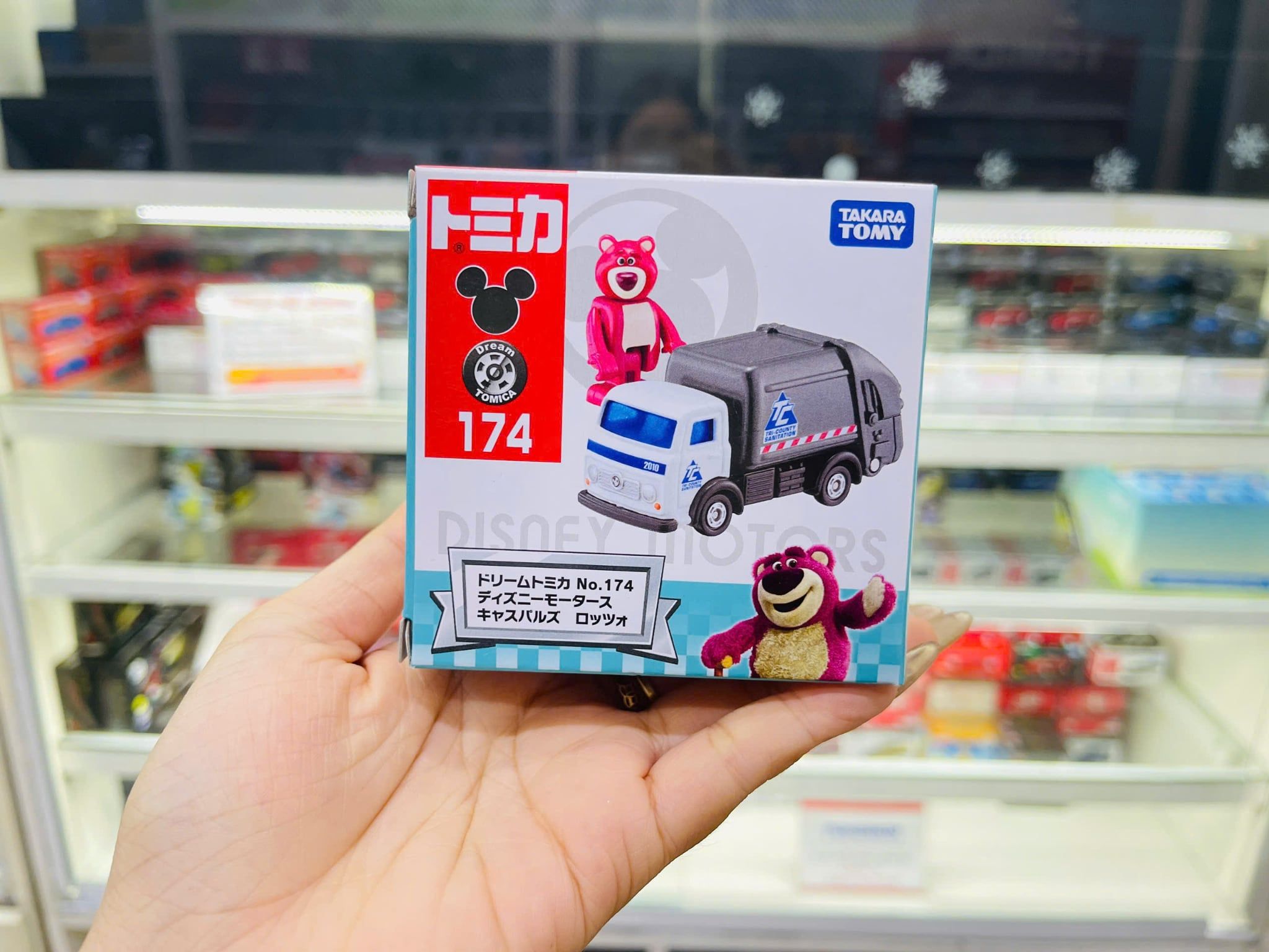  Mô hình xe Disney Motors Caspals Lotso NO.174 Tomica Dream 79170 