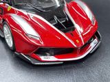  Mô hình xe Ferrari FXX K racing No.10 Rosso red không full kính tỉ lệ 1:24 Bburago 18-26301 OT24057 