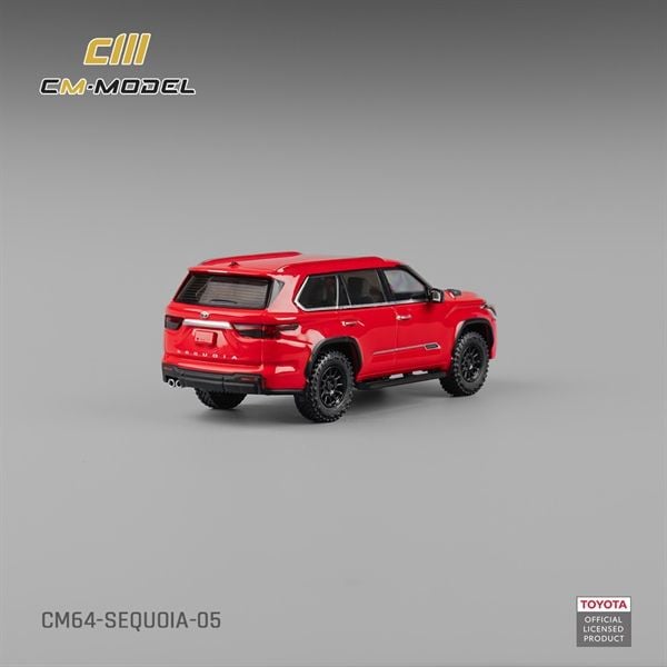  Mô hình xe Toyota Sequoia Red tỉ lệ 1:64 CM Model CM64-SEQUOIA-05 