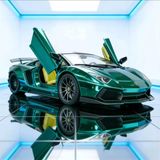  Mô hình xe Lamborghini LP720-4 Roadster Wide-Body tỉ lệ 1:64 TPC & Rhino model RM OT64394 