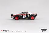  Mô hình xe Lancia Stratos HF #4 1978 Rally Sanremo Winner tỉ lệ 1:64 Minigt MGT01084 