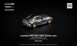 Mô hình xe Darwin Pro 66G WBK Supra A90 - Silver Chrome tỉ lệ 1:64 Pop Race PR640492 
