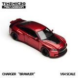  Mô hình xe Charger Brawler Red tỉ lệ 1:64 Time Micro×PSC TM648204 