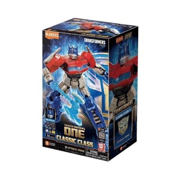  Mô hình lắp ráp có đèn serries Transformers Classic Class(CC) 11 ONE Optimus Prime (Luminous Eyes & Chest) 10cm Blokees 71161 