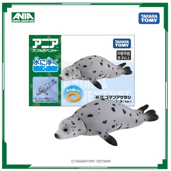 Mô hình động vật hải cẩu Ania AS-22 Spotted Seal Takara Tomy 615453 