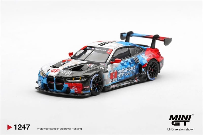  Mô hình xe BMW M4 GT3 EVO #1 Paul Miller Racing 2025 IMSA Daytona 24 Hrs tỉ lệ 1:64 MiniGT MGT01247 