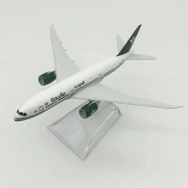  Mô hình máy bay Saudi Arabia Dreamliner Boeing B787 kích thước 16cm MB16224 