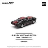  Mô hình xe Ford Mustang Shelby GT500 Dark crome tỉ lệ 1:64 Poprace PR640218 