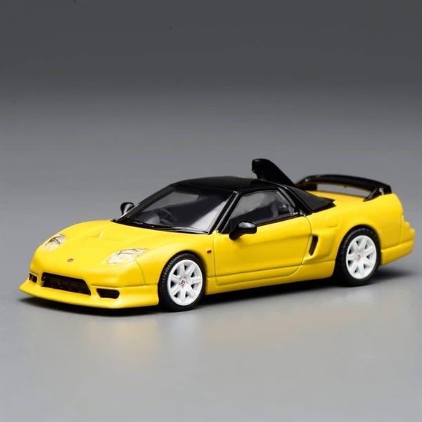  Mô hình xe Honda NSX-R GT New Indy Yellow Pearl Diecast Model tỉ lệ 1:64 MOTORHELIX M65536 