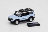  Mô hình xe Toyota Land Cruiser MK5 Prado Light Blue 250 tỉ lệ 1:64 GCD KS-075-581 