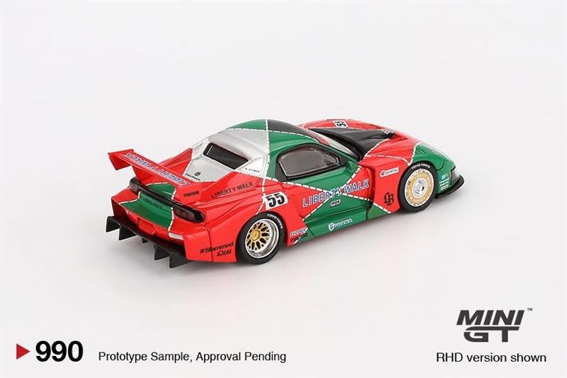  [Hàng Loose] Mô hình xe Mazda RX-7 LB-Super Silhouette 787B tỉ lệ 1:64 MiniGT MGT00990 