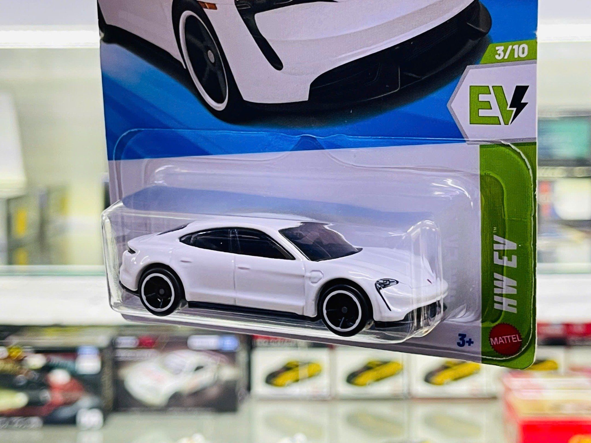  Mô hình xe Porsche Taycan Turbo S Hotwheels kim loại có bản quyền chính hãng tỉ lệ 1:64 C4982-PO 