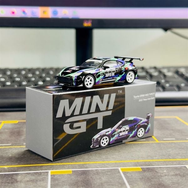  [Hàng Loose] Mô hình xe Toyota GR86 HKS TYPE R 2022 Tokyo Auto Salon tỉ lệ 1:64 MiniGT MGT01005L 