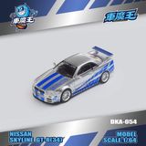  Mô hình xe Skyline GT-R R34 Z-Tune Fast and Furious Paul Livery tỉ lệ 1:64 Demon King Auto DKA-054 