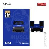  Mô hình xe tải H300 Flatbed Transport Trailer Royal Blue No.15 Paint Scheme Realistic tỉ lệ 1:64 CoolcarCC647231 