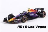  Mô hình xe đua F1 Forrmula Oracle Redbull racing RB19 Las Vegas tỉ lệ 1:43 Bburago OT43025 