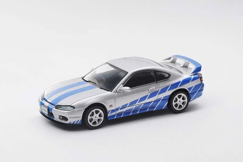 Mô hình xe Nissan S15 Yellow tỉ lệ 1:64 Shadow LL-051-239 