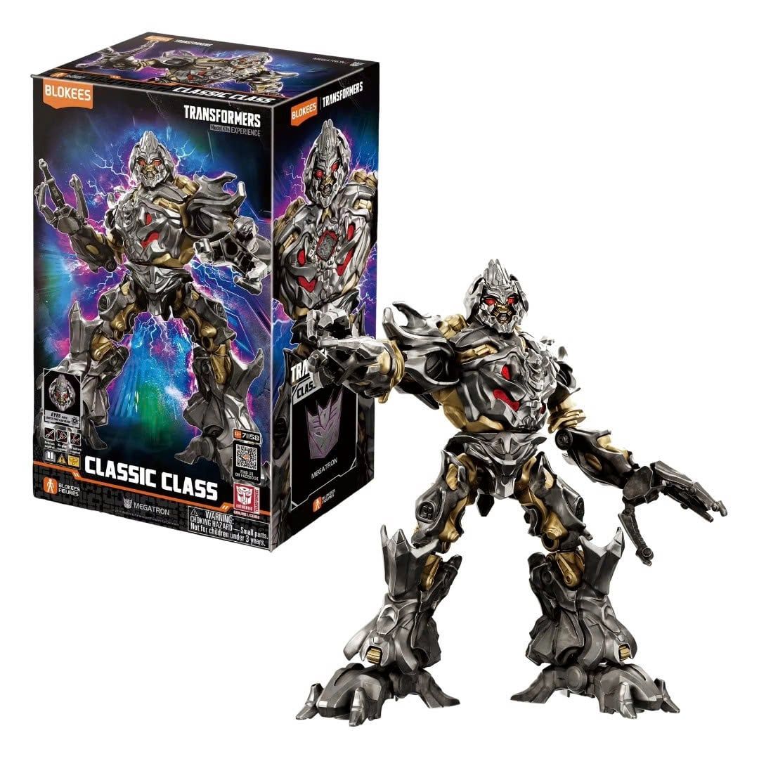  Mô hình lắp ráp có đèn serries Transformers Classic Class(CC) 10-Movie 1 Movie 1 Megatron (Luminous Eyes & Chest) 10cm Blokees 71158 