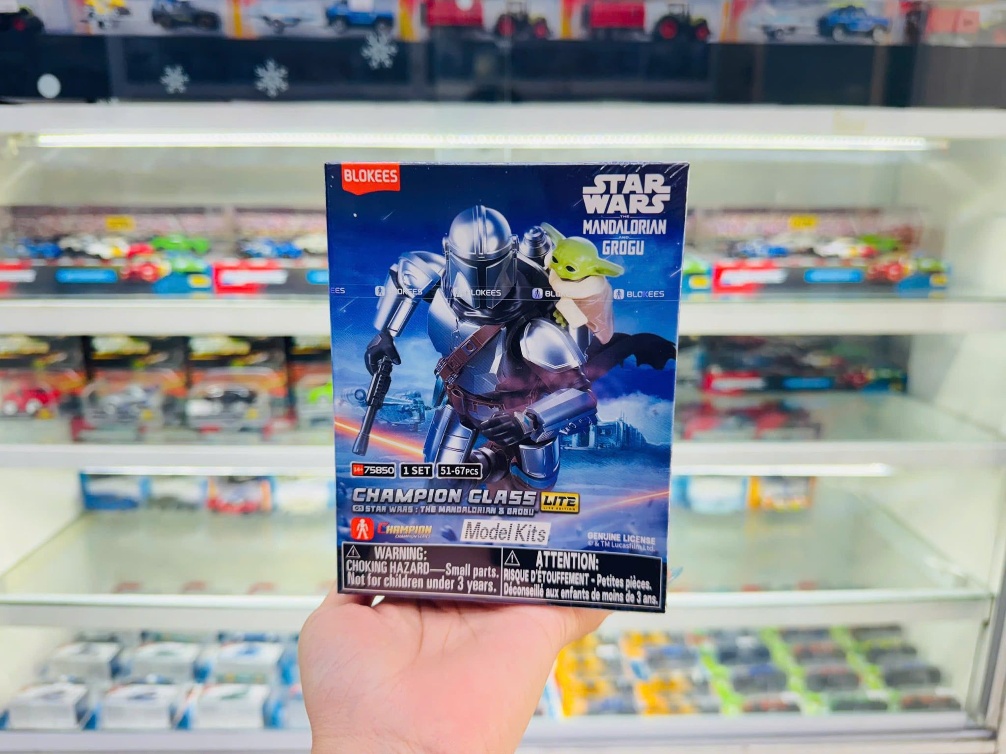  Mô hình Blokees Star Wars The Mandalorian and Grogu CC LITE Series 01 EW09 Blindbox 75850 