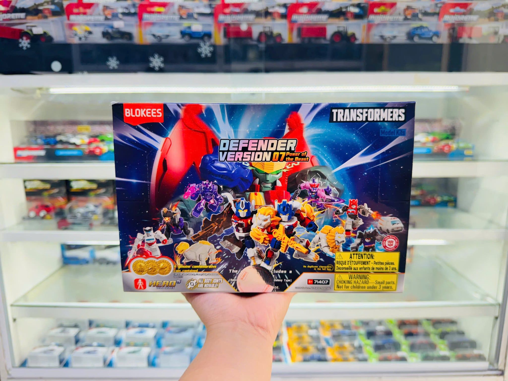  Blindbox Set 12 mô hình Blokees Transformers Defender Version DV07 ET62 71407-set 